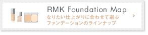 RMK Foundation Map なりたい仕上がりに合わせて選ぶ ファンデーションのラインナップ